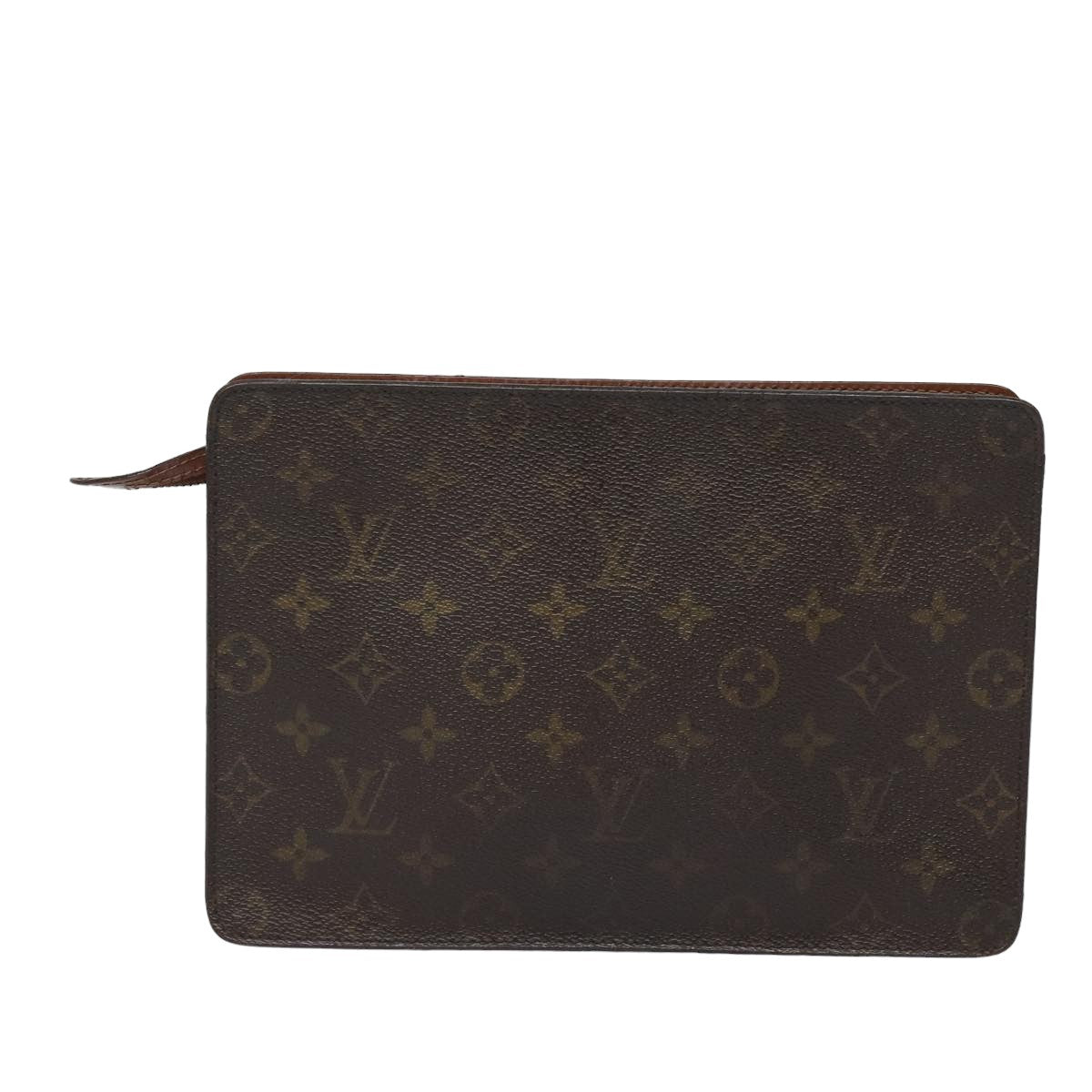 LOUIS VUITTON Monogram Pochette Homme Clutch Bag M51795 LV Auth th5107
