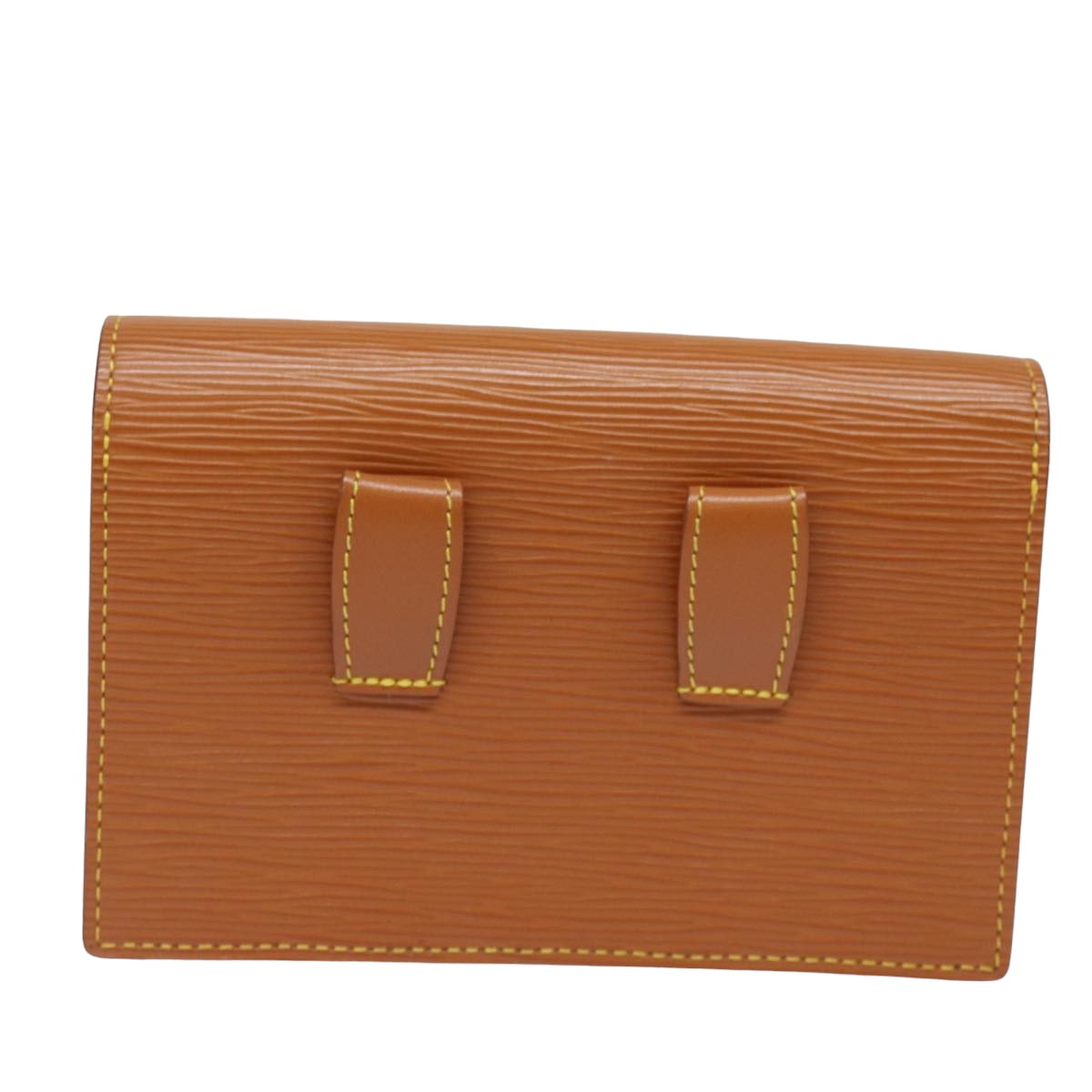 LOUIS VUITTON Epi Tilsitt Pouch Brown M52603 LV Auth th5122