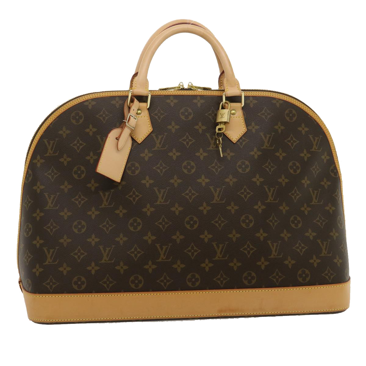 LOUIS VUITTON Monogram Alma Voyage MM Hand Bag M41446 LV 29484A