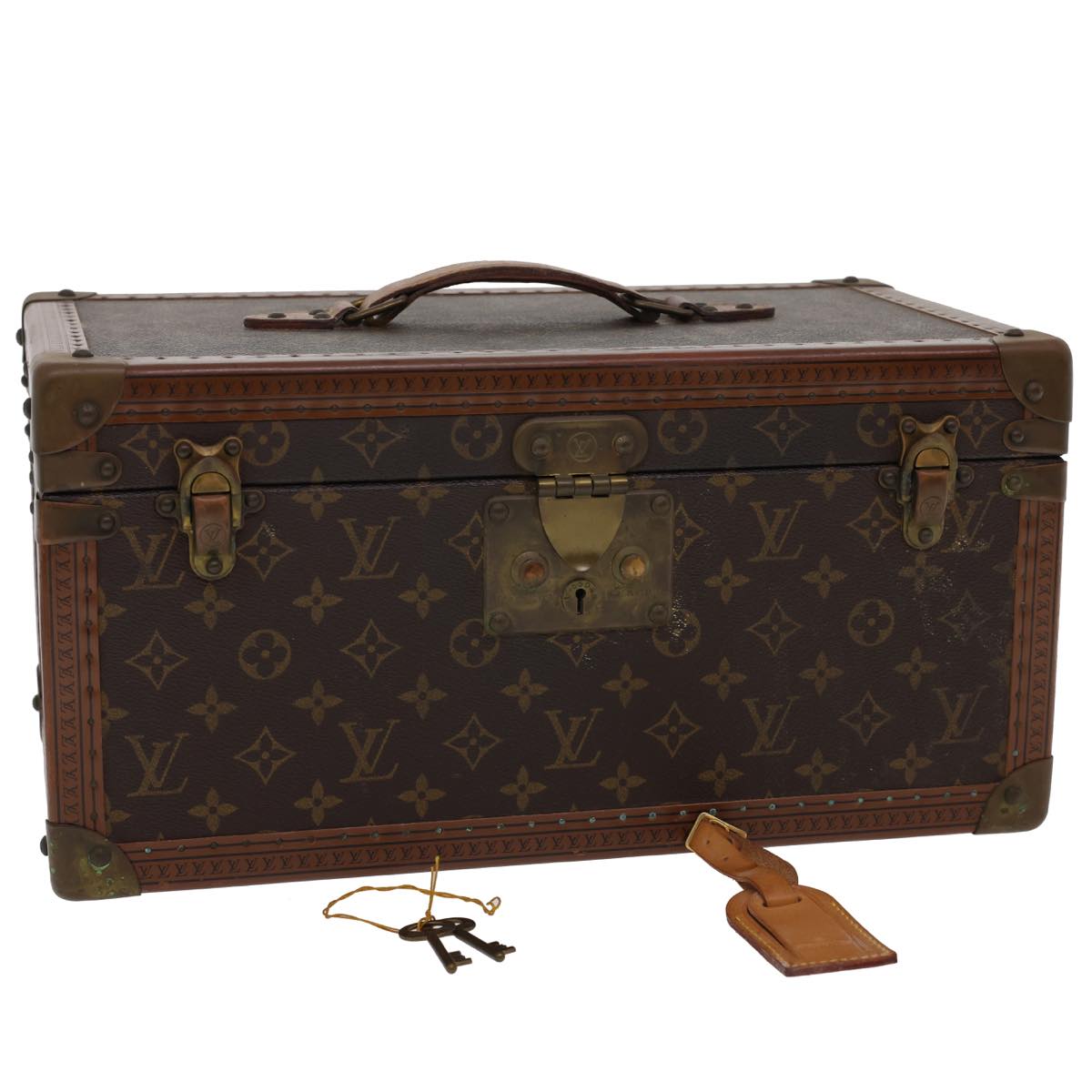 LOUIS VUITTON Monogram Boite Buteil Hand Bag Vanity M21822 Auth am1389g