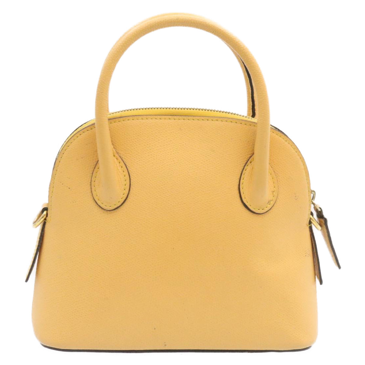 Luxury CELINE 2Way Hand Bag Shoulder Bag Caviar Skin Yellow am1494s