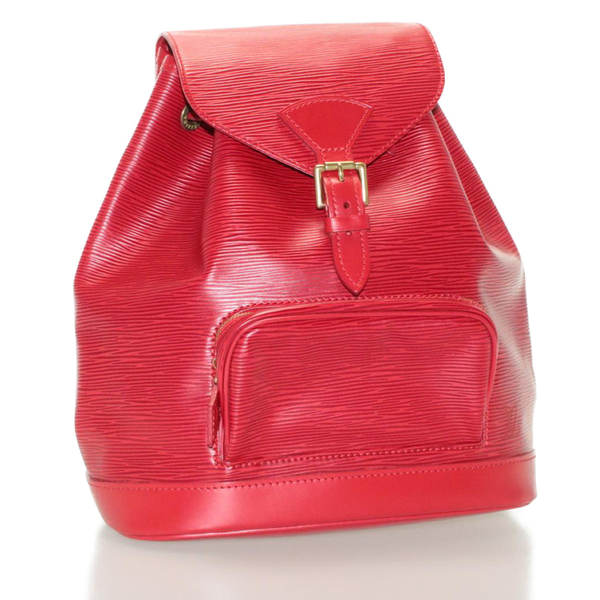 LOUIS VUITTON Epi Montsouris MM Backpack Red LV am2389sA