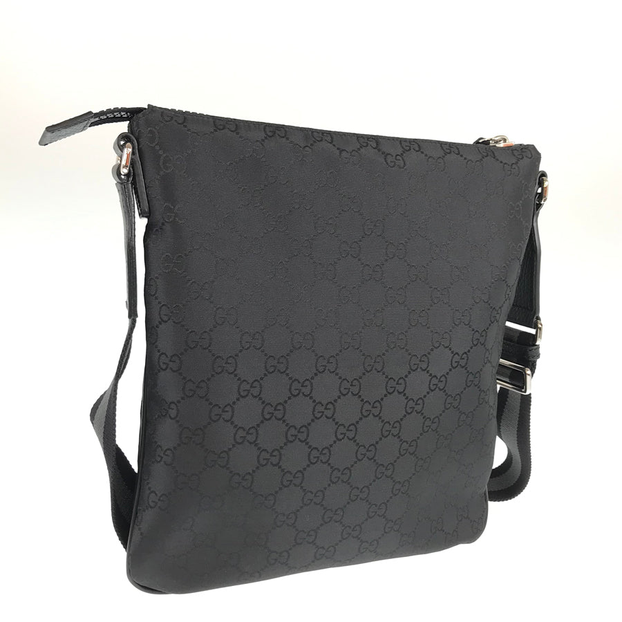 Gucci Nylon Twist Leather Shoulder Bag