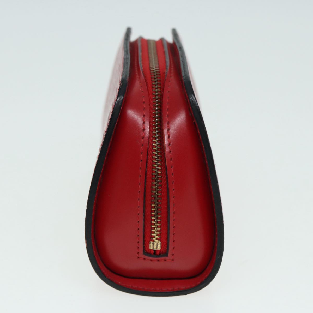 LOUIS VUITTON Epi Dauphine PM Pouch Castilian Red LV Auth ti1951