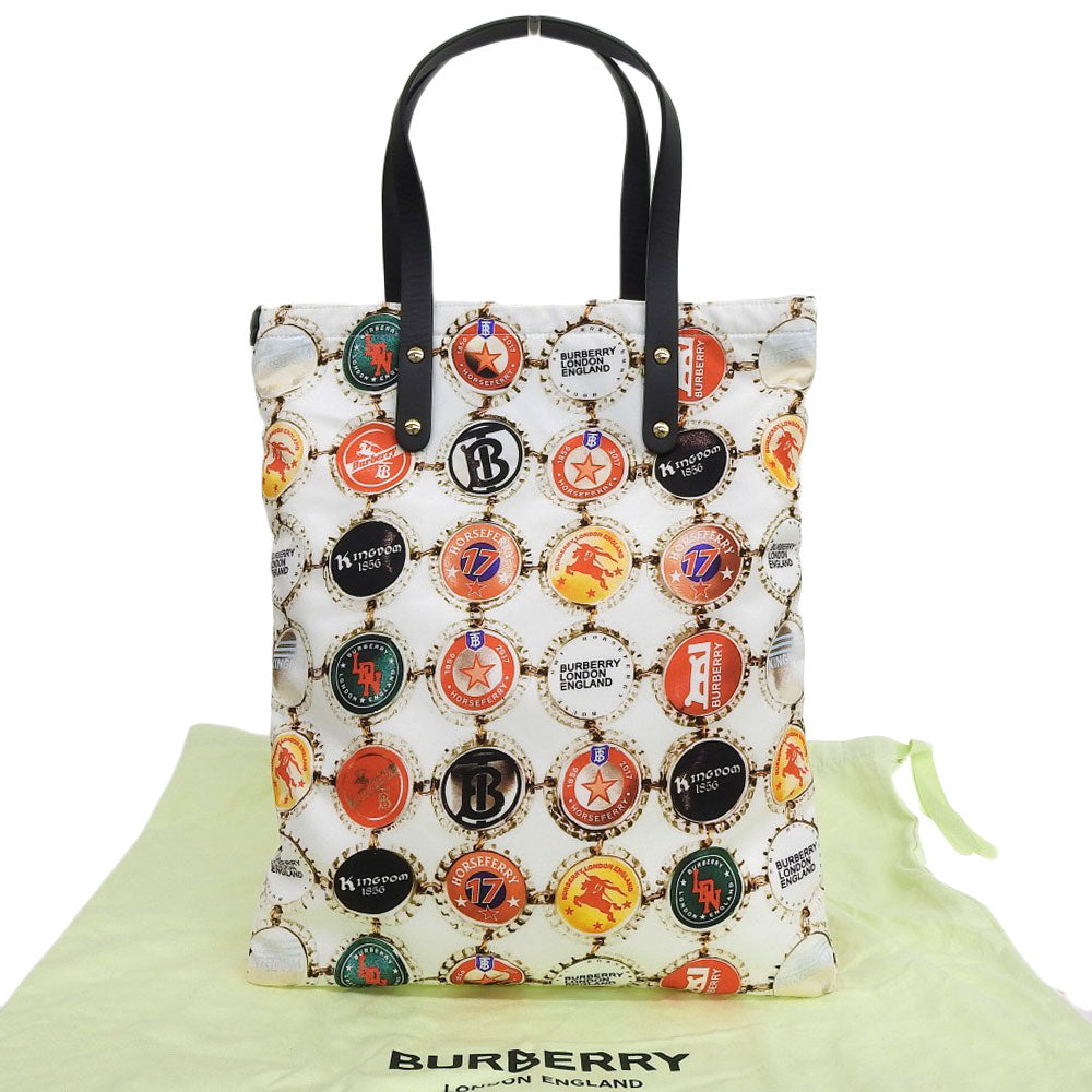 Burberry Nylon Tote Bag Multicolor
