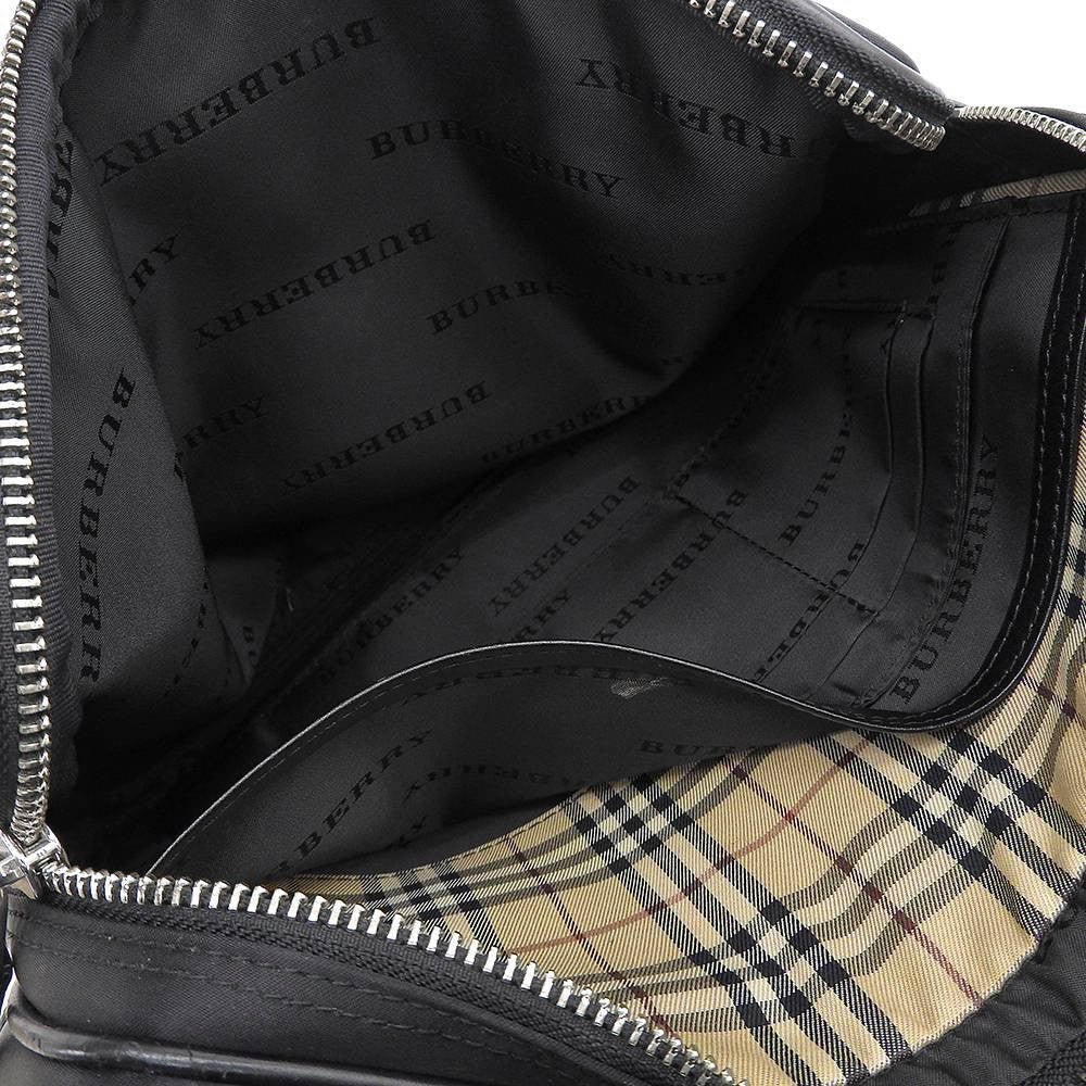Burberry Nylon Shoulder Bag Black
