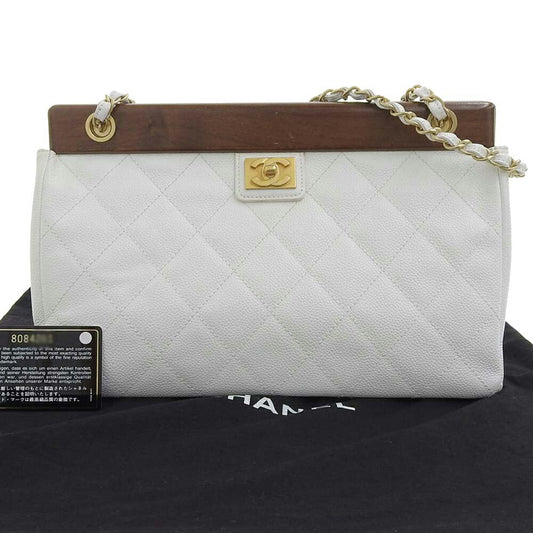 Chanel Caviar Skin Shoulder Bag