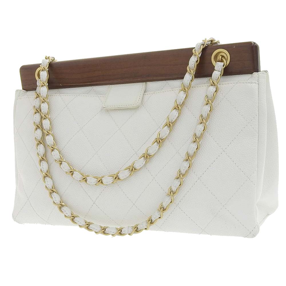 Chanel Caviar Skin Shoulder Bag
