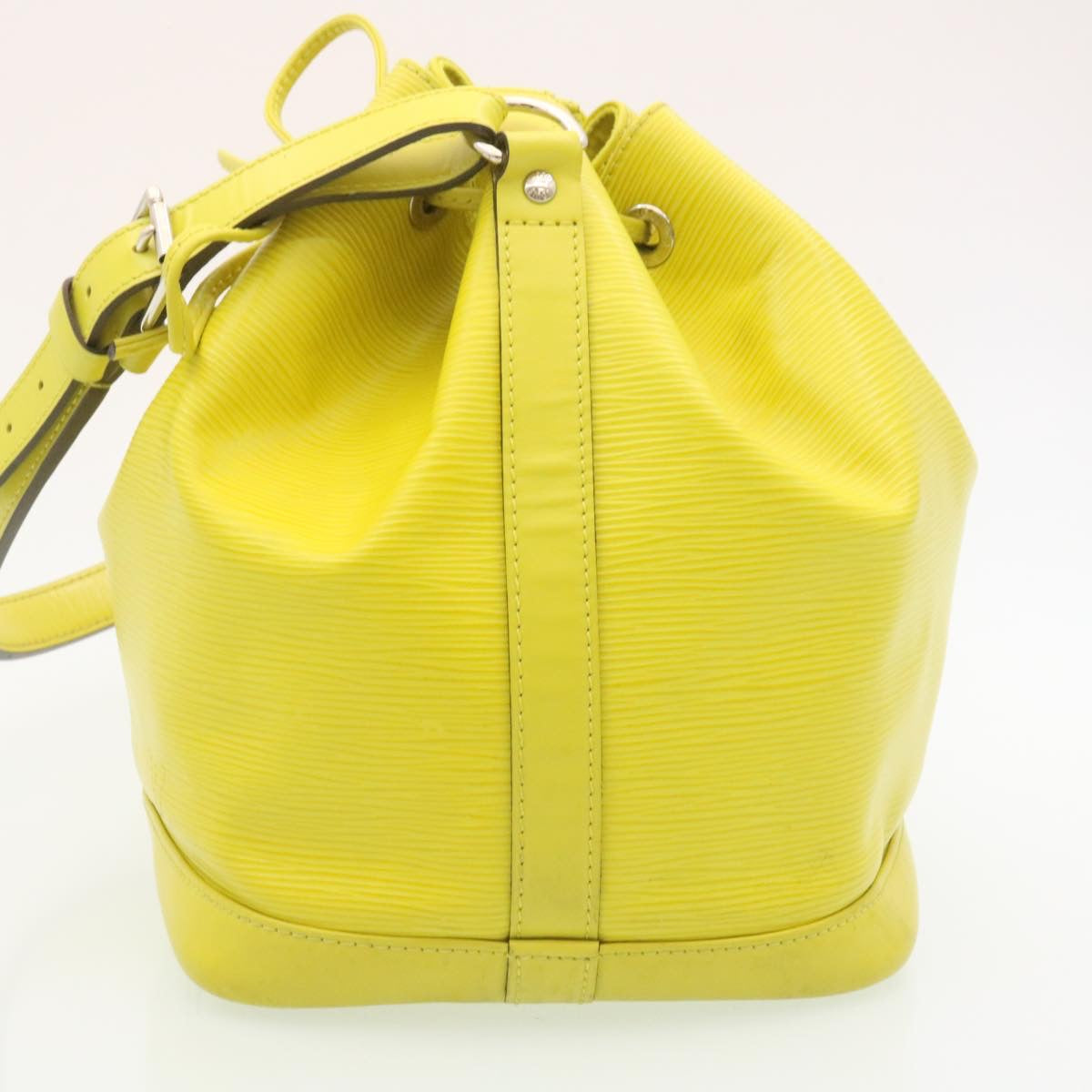 LOUIS VUITTON Epi Petit Noe Shoulder Bag Yellow Pistache M40969 LV tp041