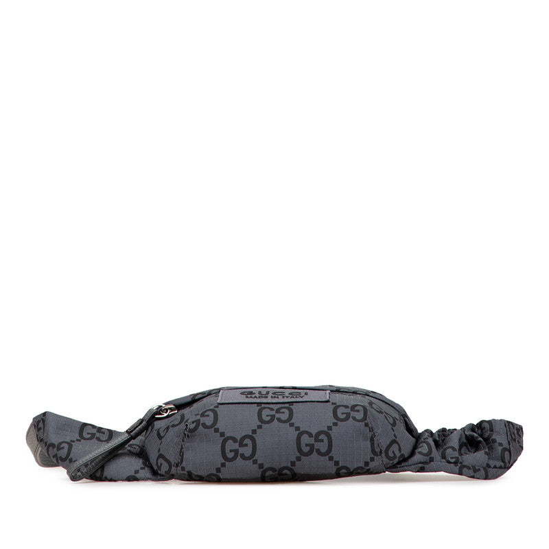 Gucci GG Nylon Leather Waist Bag