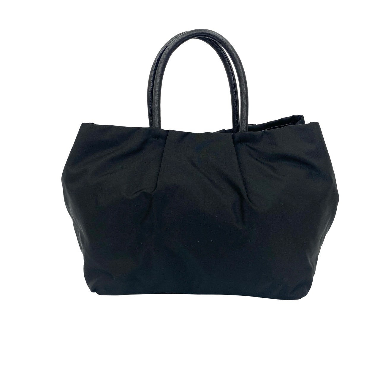 Prada Nylon Leather Handbag
