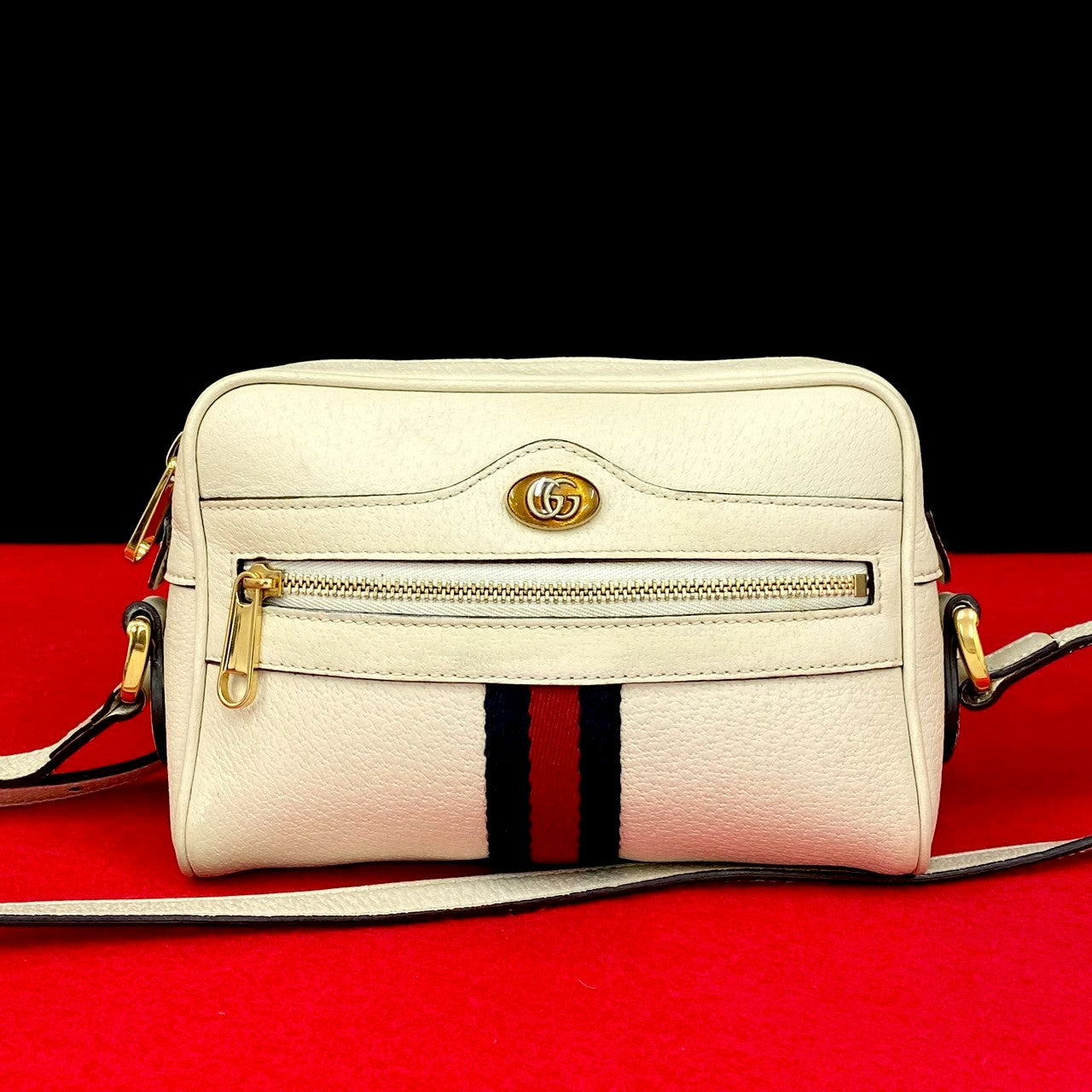 Gucci Ophidia Leather Mini Shoulder Bag