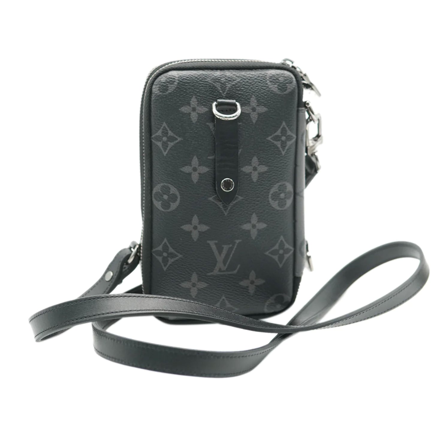 Louis Vuitton Reverse Monogram Eclipse Canvas Double Phone Pouch NM
