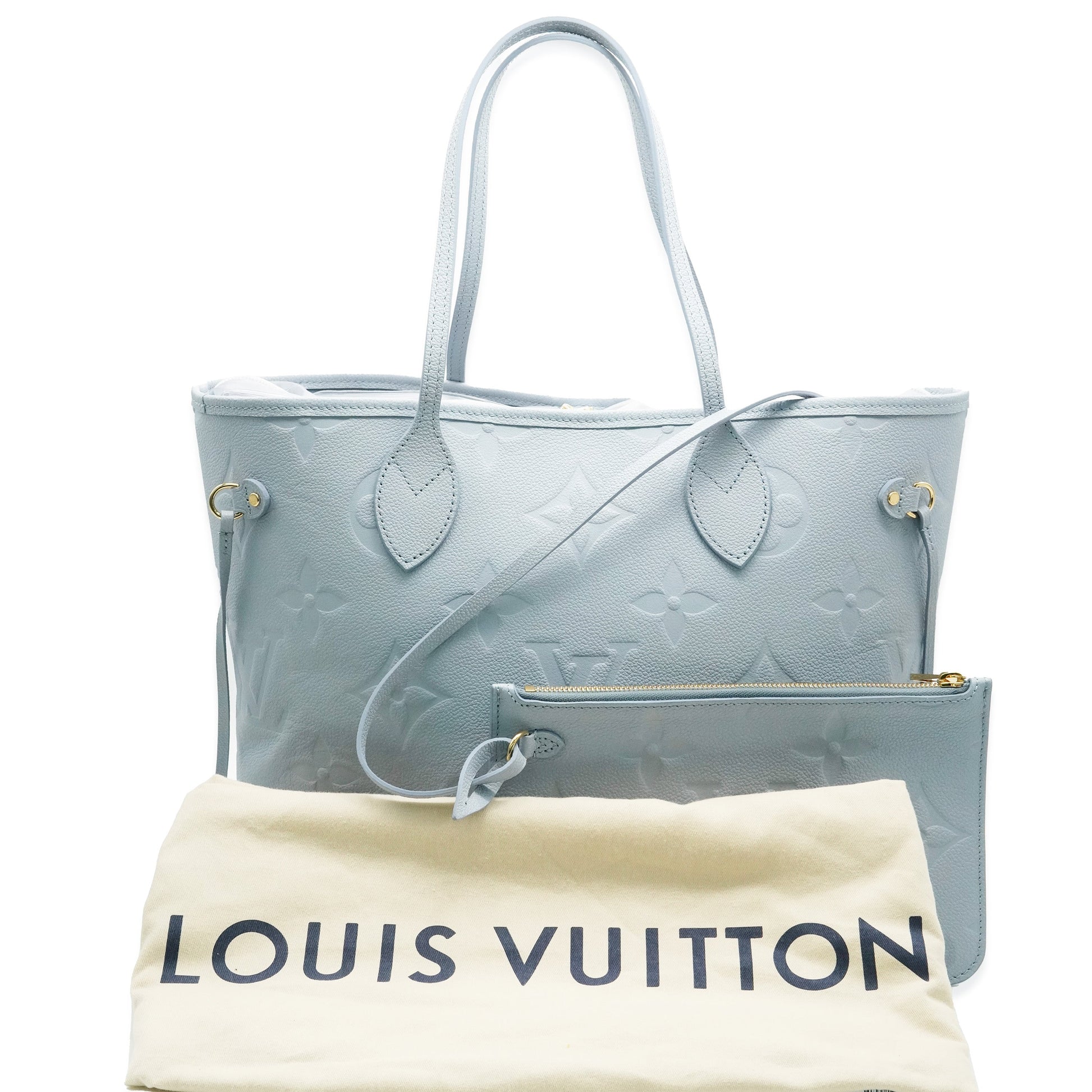 Louis Vuitton Blue Hour Giant Monogram Empreinte Neverfull MM