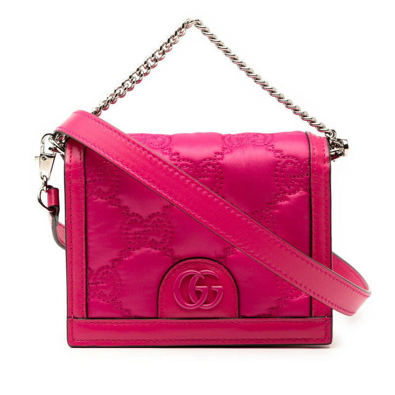 Gucci GG Marmont Matelass Nylon Leather 2way Bag