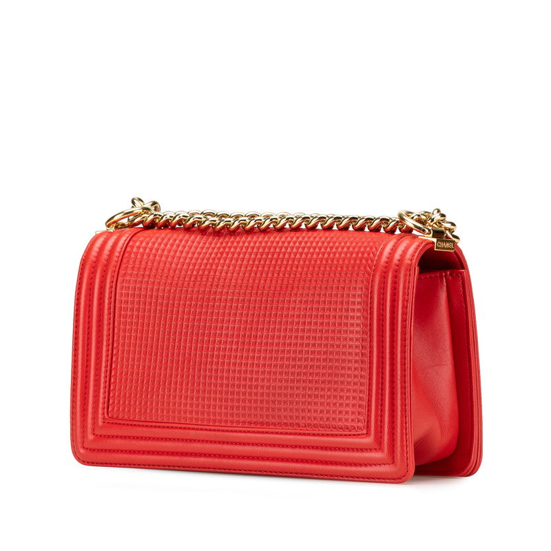 Chanel Boy Chanel Lambskin Shoulder Bag