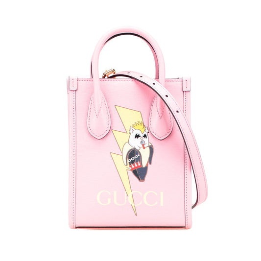 Gucci Bananya Leather 2way Handbag