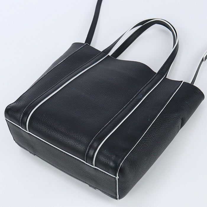 BALENCIAGA 551815 D6W2N 1099 XXS Tote Bag Shoulder bag 2way black Calfskin