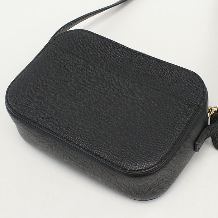 BALENCIAGA 558171 1000 Ville camera bag XS Diagonal ShoulderBag leather black