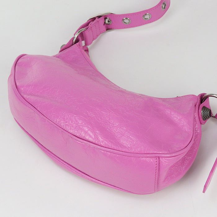 BALENCIAGA 671309 XS le cagoule Shoulder Bag lambskin pink Women