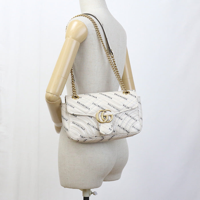 GUCCI 443497 Small Shoulder Bag 215000 Shoulder Bag leather ivory Women