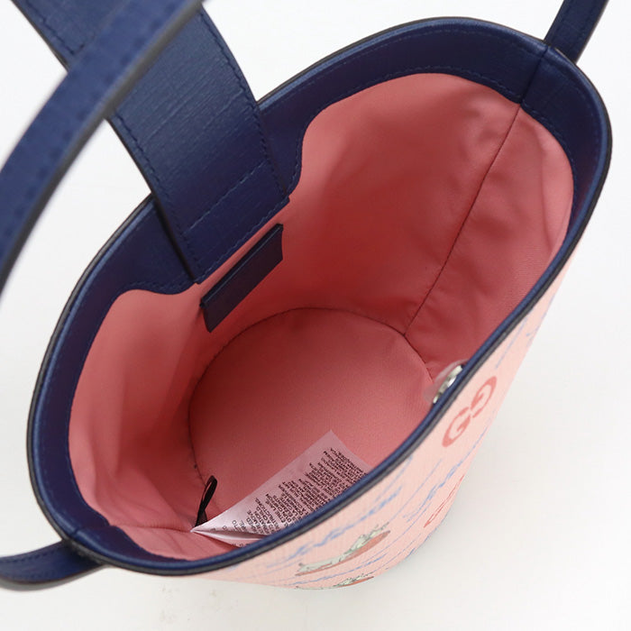GUCCI Bucket bag Chilled license Handbag PVC pink Women