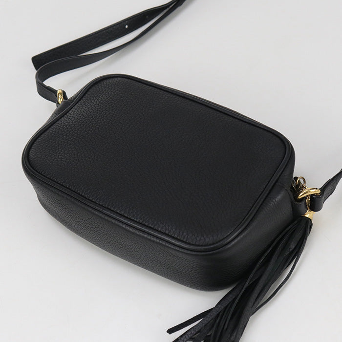 GUCCI 347994 Soho Diagonal shoulder bag Shoulder Bag leather black Women