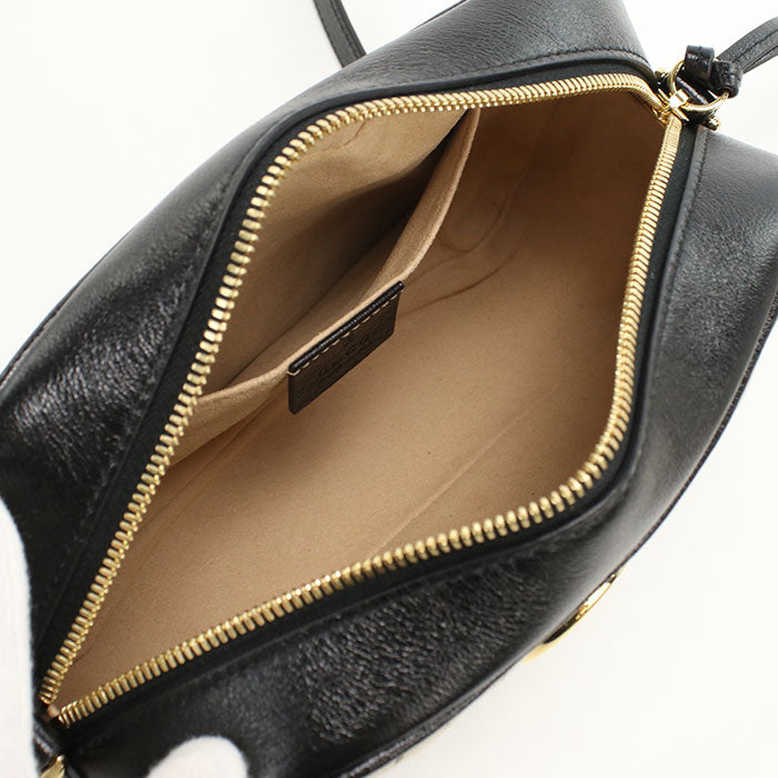 GUCCI 447632 Small camera bag GG Marmont Diagonal shoulder bag beige Women
