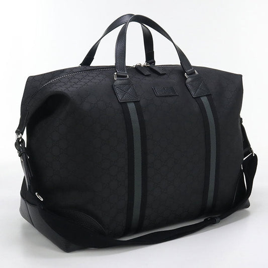 GUCCI 449180 Boston bag GG nylon Boston bag Nylon black unisex