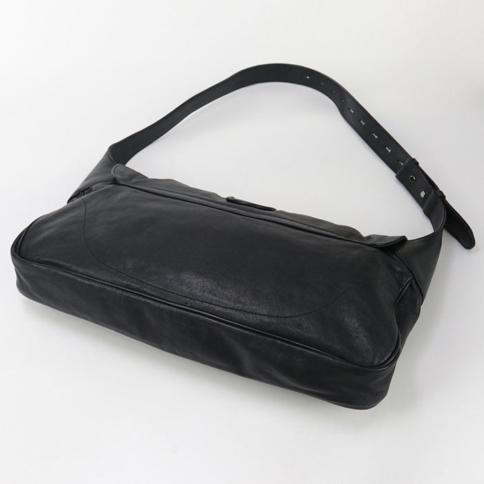 GUCCI 767209 Shoulder Bag Double G Shoulder Bag leather black Women