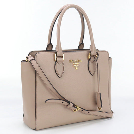 PRADA 2WAY handbag Handbag Shoulder bag leather Pink Women