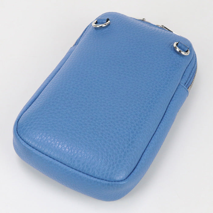 PRADA 1BP027 Shoulder Bag Diagonal leather Blue Women