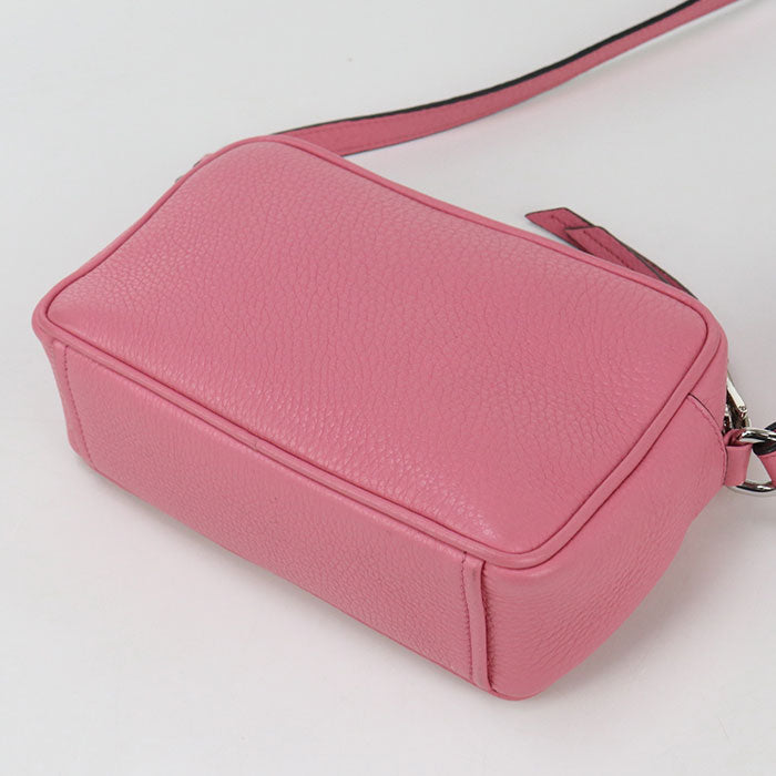 PRADA 1BH096 Shoulder Bag Safiano Crossbody bag leather pink Women