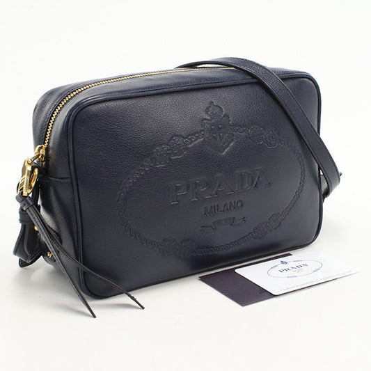 PRADA 1BH089 2EBJ F0216 Small Calfskin/Small Shoulder Bag navy Women