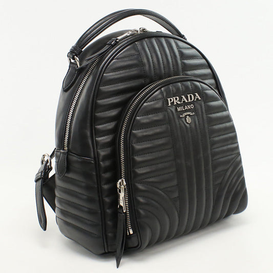 PRADA 1BZ030 2D91 F0633 Backpack Diagram Mini backpack leather black Women