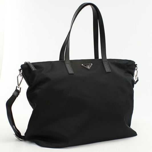 PRADA 2VG024 2WAY Tote Bag Nylon black mens