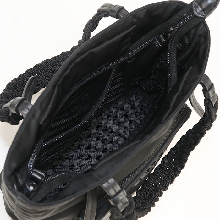 PRADA 2WAY Tote Bag Nylon black mens - Style 2