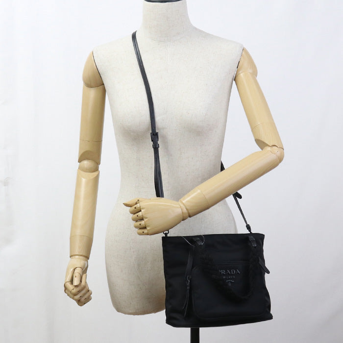 PRADA 2WAY Tote Bag Nylon black mens - Style 2