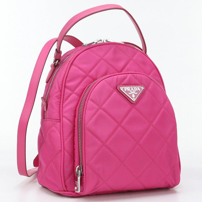 PRADA 1BZ066 2AS3 F0029 Backpack Backpack Nylon pink Women