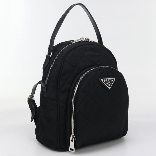 PRADA 2WAY backpack Backpack Nylon/leather black Women