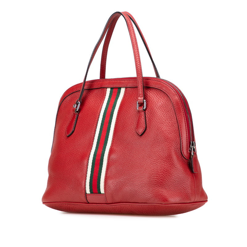 Gucci Webbing Line Leather 2way Bag