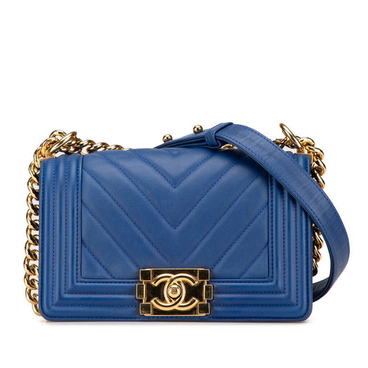 Chanel Boy Chanel Lambskin Shoulder Bag
