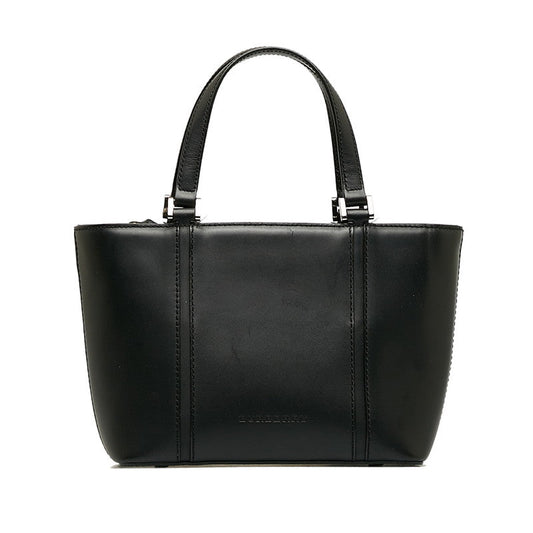 Burberry Nova Check Leather Handbag