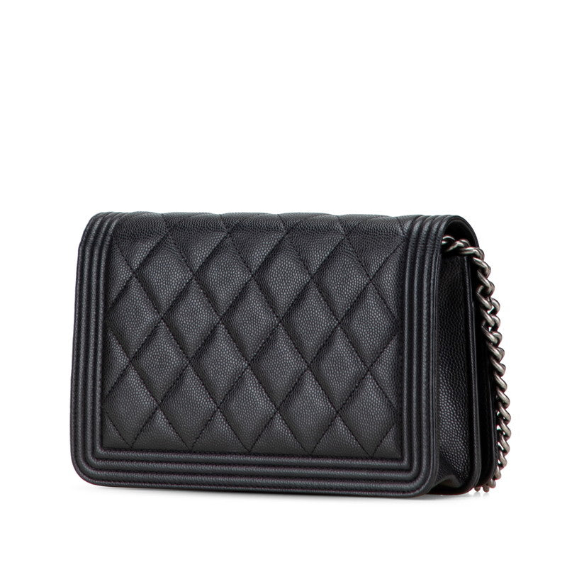 Chanel Boy Chanel Caviar Skin Shoulder Bag