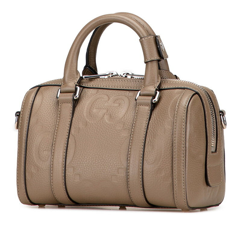 Gucci Jumbo GG Mini Duffle Leather 2way Bag