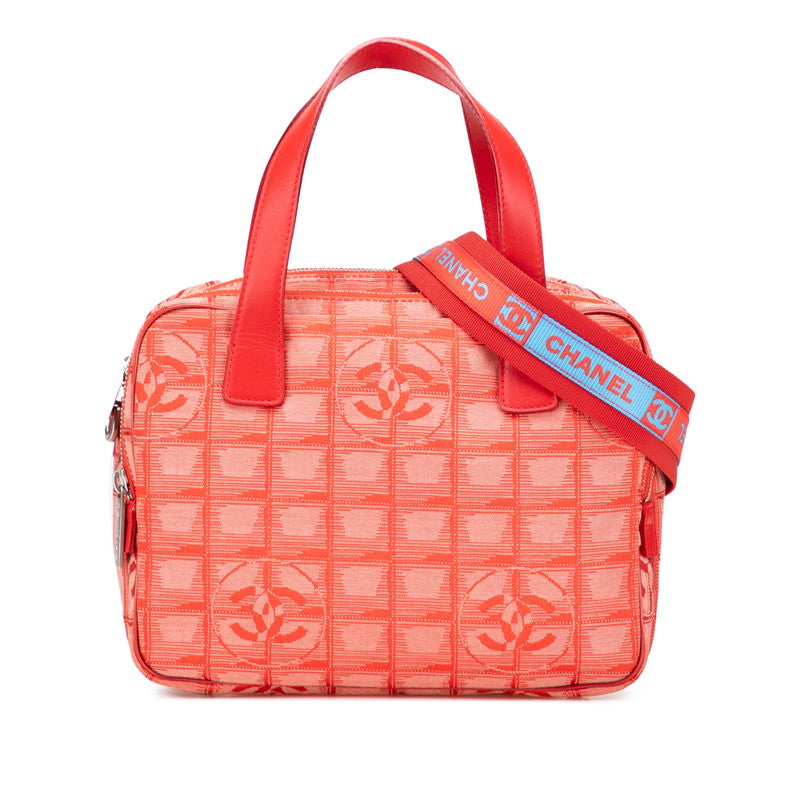 Chanel New Travel Line Nylon Leather 2way Bag
