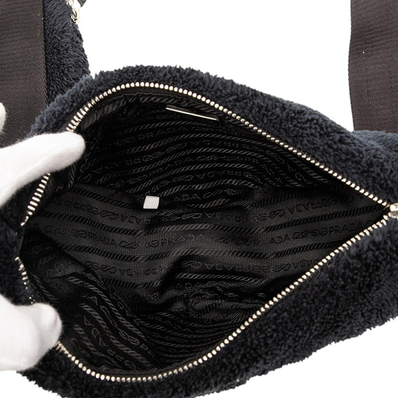 Prada Terry Triangle Fabric Shoulder Bag