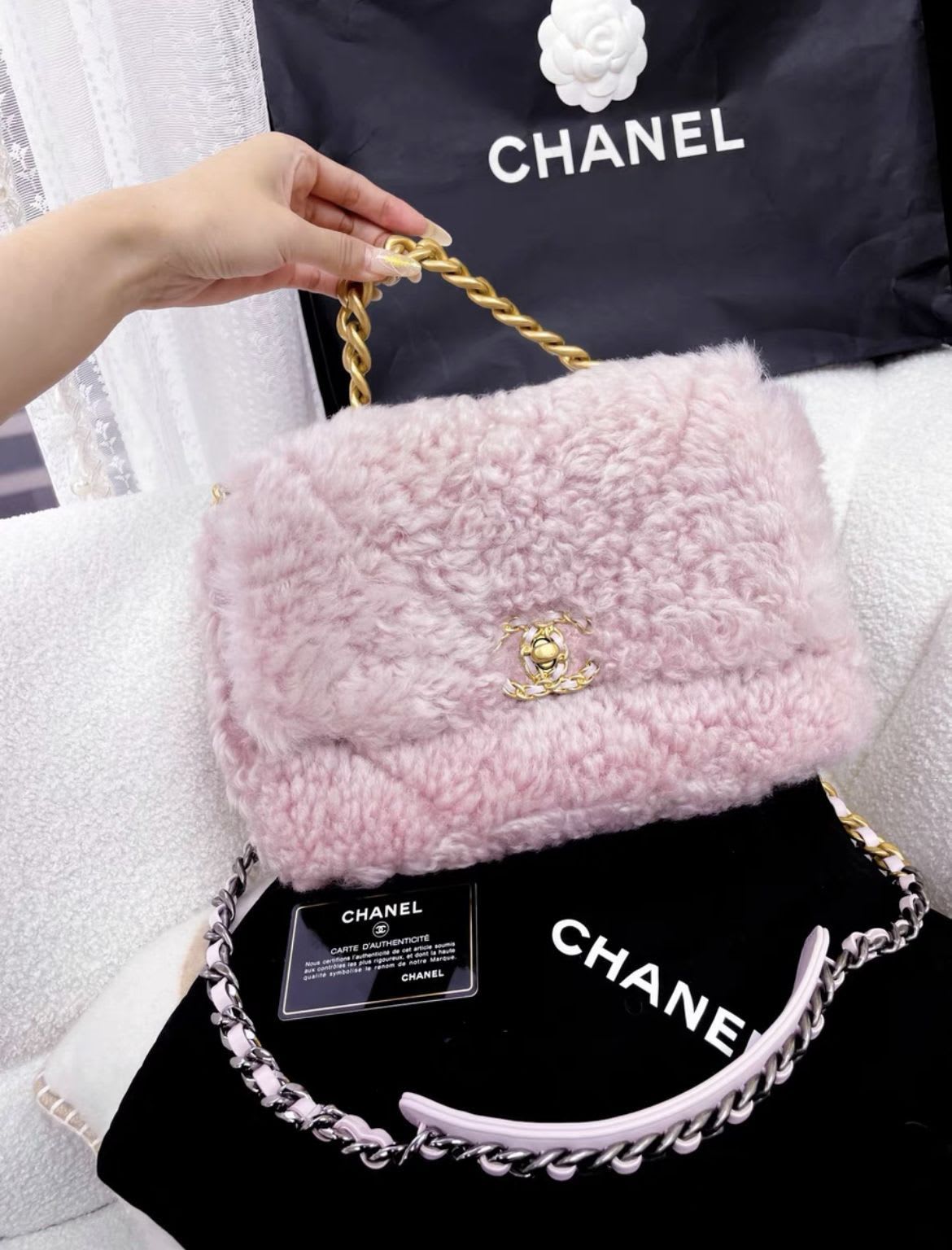 Chanel Pink 19bag