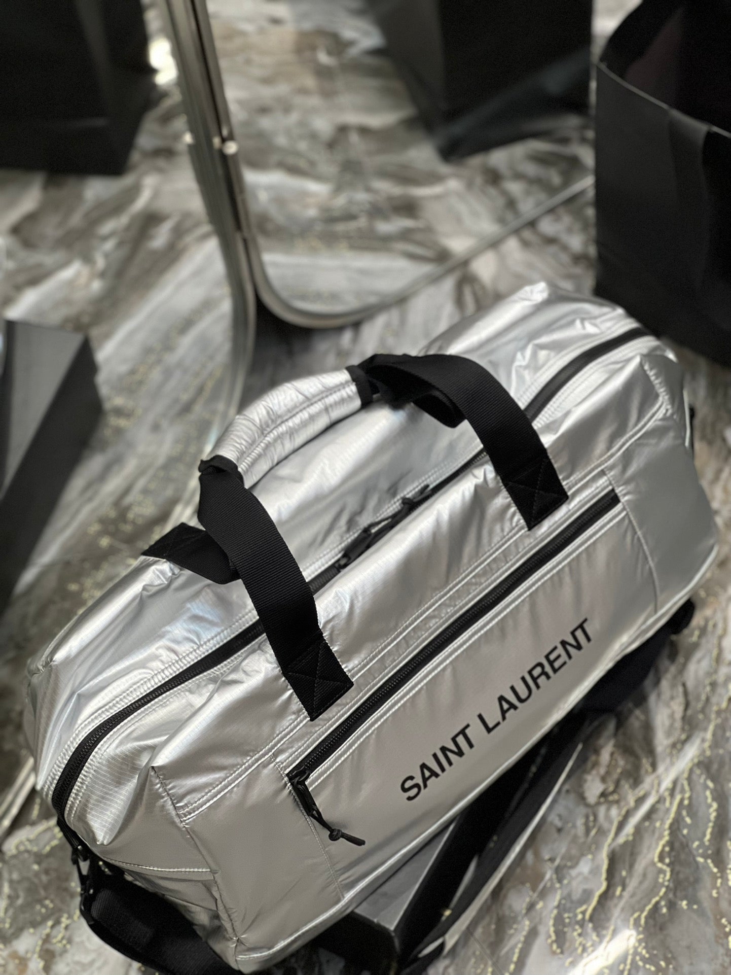 Yves Saint Laurent Nuxx Duffle Sliver