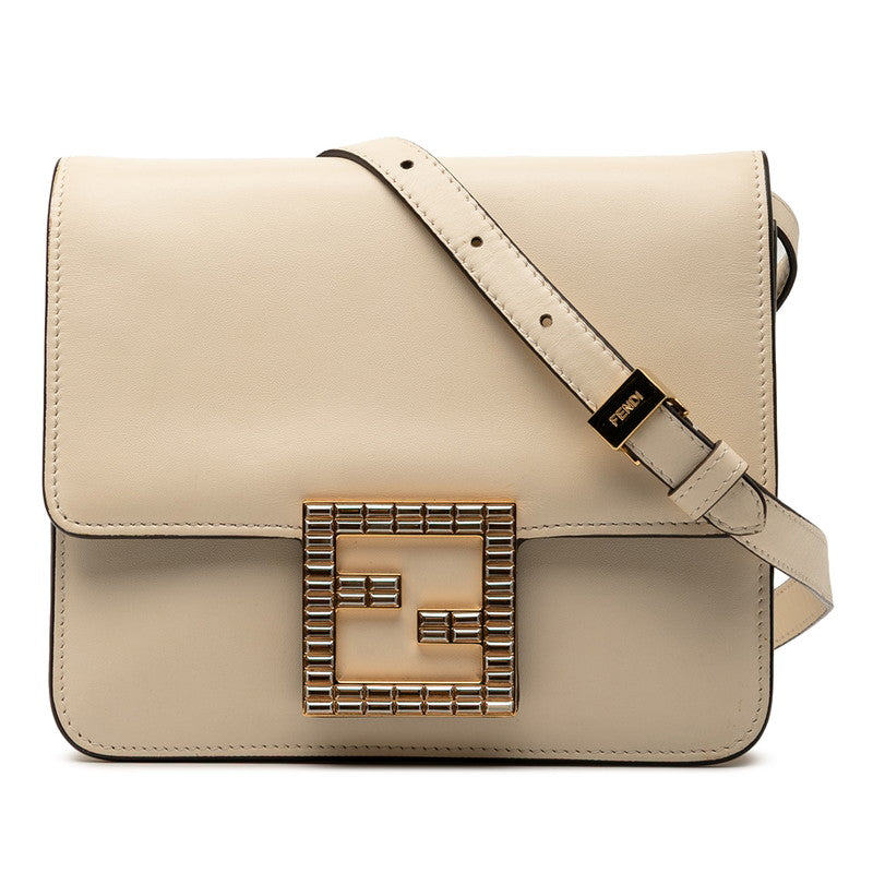 Fendi FAB Leather Shoulder Bag